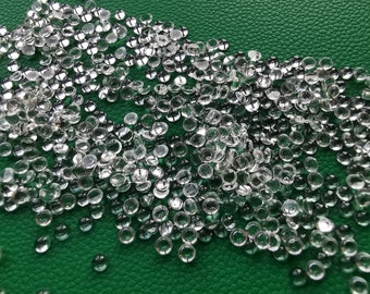 Cabochon 2,5 mm /0,098 inches round clear, eye caps for tiny dolls 2,5 mm /0,098,  Cabochon 2,5 mm /0,098 inches Round Transparent