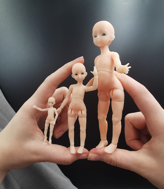 KID BJD Choose a Size From 5 Cm, Color or Faces Ball Jointed Doll
