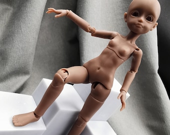 Brown Ball Jointed Doll Teenage girl 1/8, 1/12, 1/16, BJD Female Doll for order