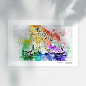 Caracas en movimiento. Abra Solar, Caracas, Venezuela. 60x90 Cm. (24”x 36”) WxH