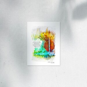 Musa Naranja. Esfera. Caracas, Venezuela. Com carta de amor. 30x40 Cm. (12"x 16") WxH