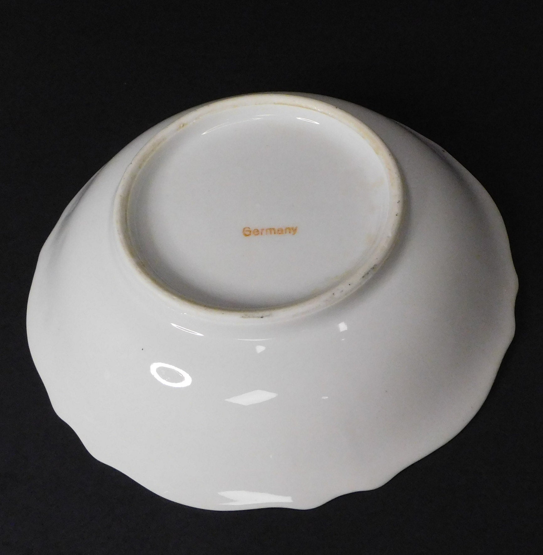 Upcycled Vintage German Porcelain Bowl Incense Burner Altar Tool Decor