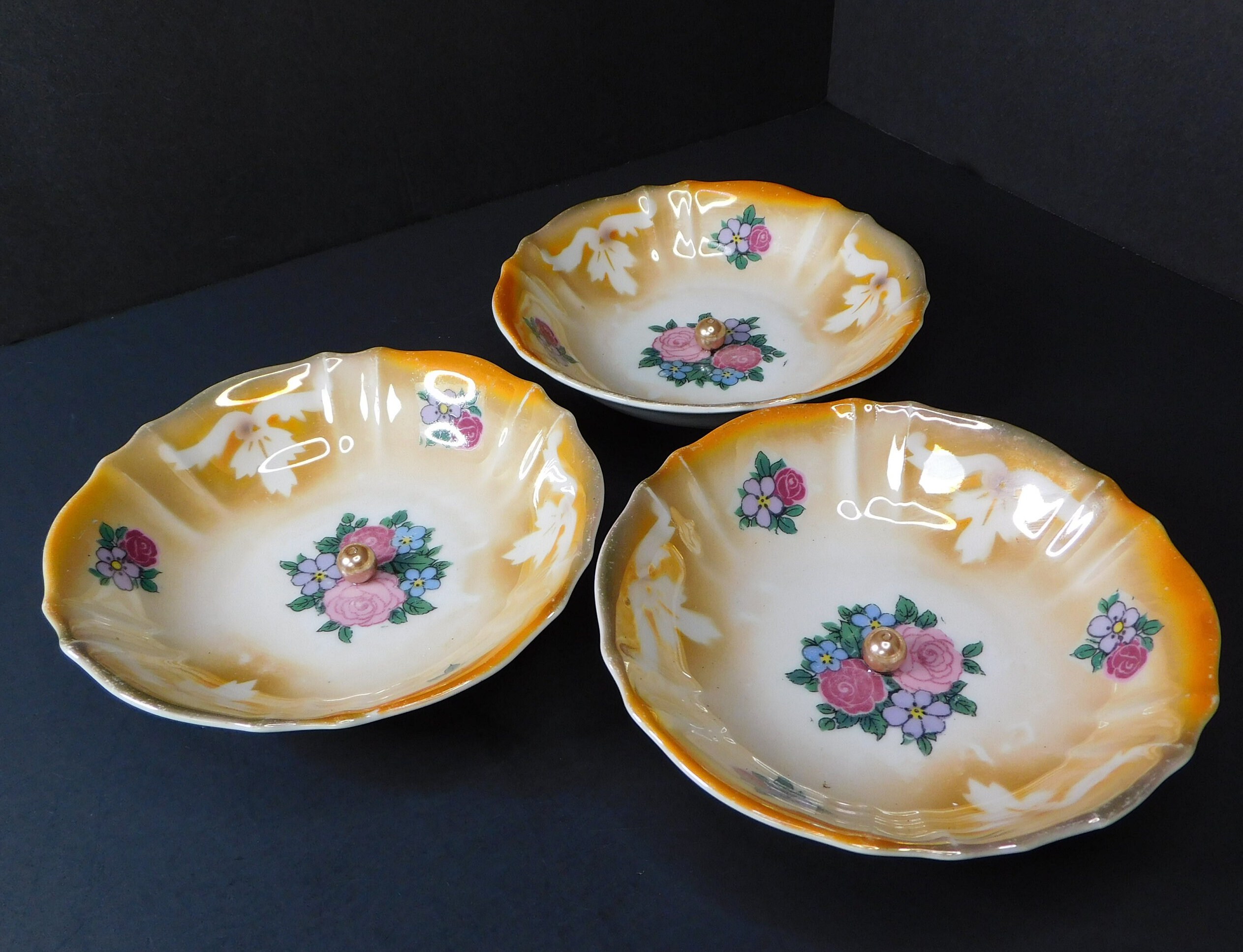 Upcycled Vintage German Porcelain Bowl Incense Burner Altar Tool Decor