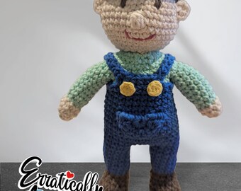 Crochet Carl Amigurumi Handmade 2 Options Available READY TO SHIP