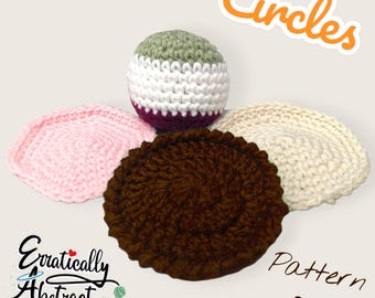 Crochet 2D & 3D Circles: Beginner-Friendly Shapes Series PATTERN ONLY (PDF)