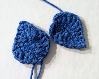 Crochet Leaf: Beginner-Friendly Applique with Step-by-Step Pictures PATTERN ONLY (PDF)