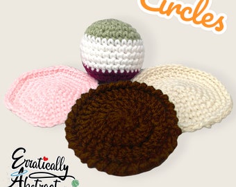 Crochet 2D & 3D Circles: Beginner-Friendly Shapes Series PATTERN ONLY (PDF)