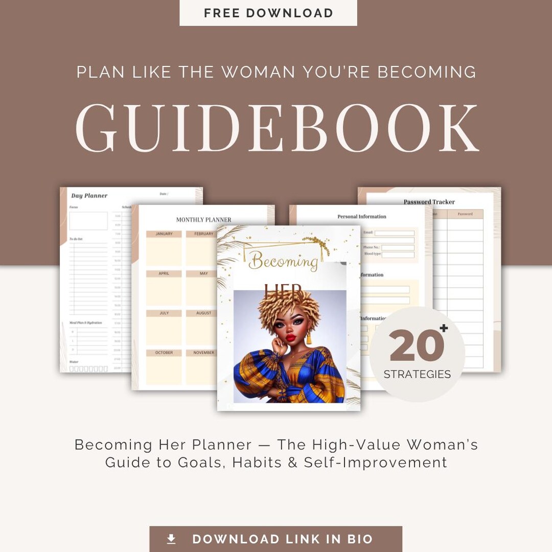 Mapping Guidebook Self-development Planner for Women, Vision Mapping Guidebook, Habits - Etsy