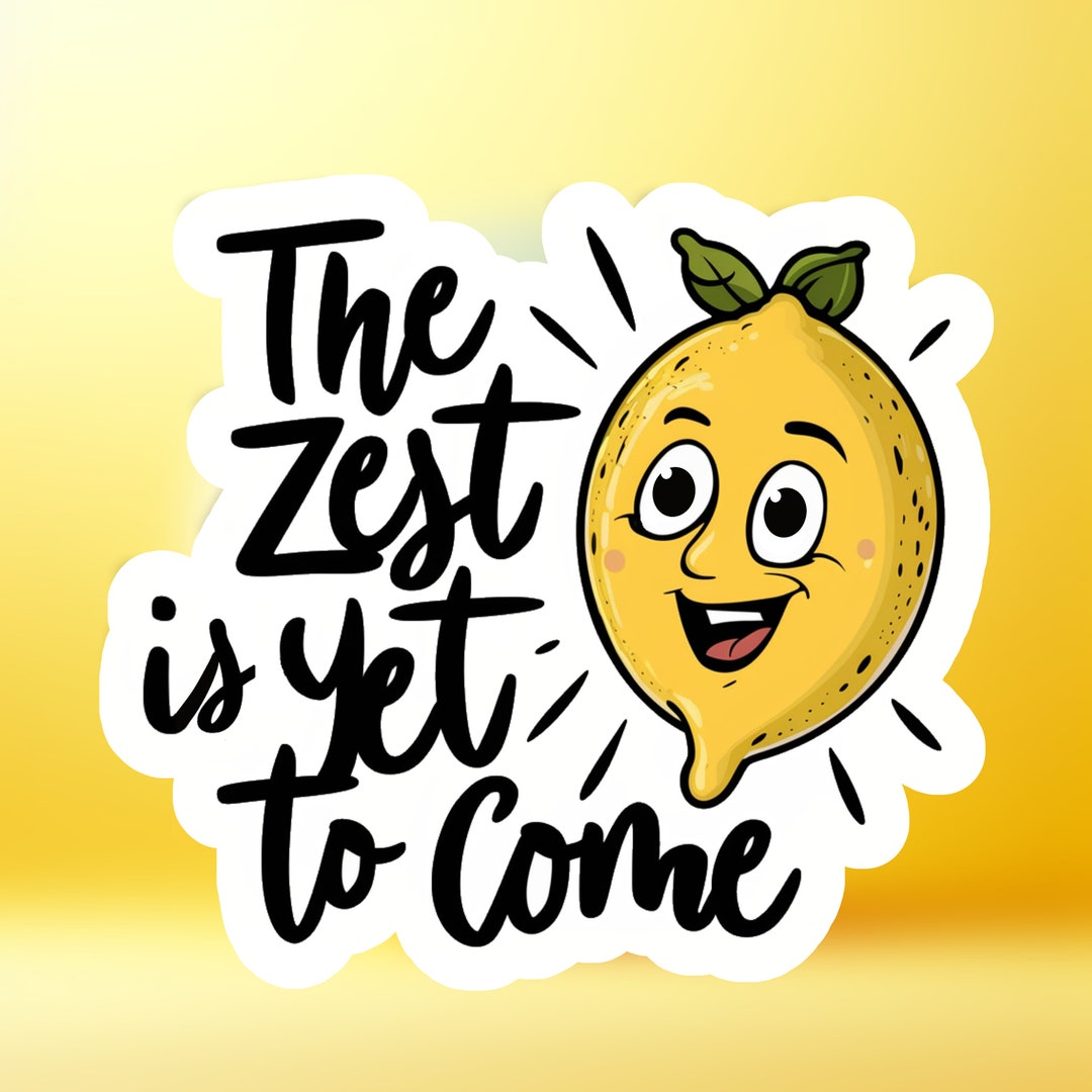 Lemon Stickers / Lemon Decals / Funny Lemon Stickers / Cute Fruit Vinyl ...
