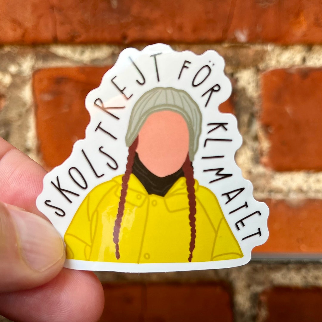 Climate Crisis Sticker Sticker School Strike for the Climate Greta Climate Catastrophe School ...