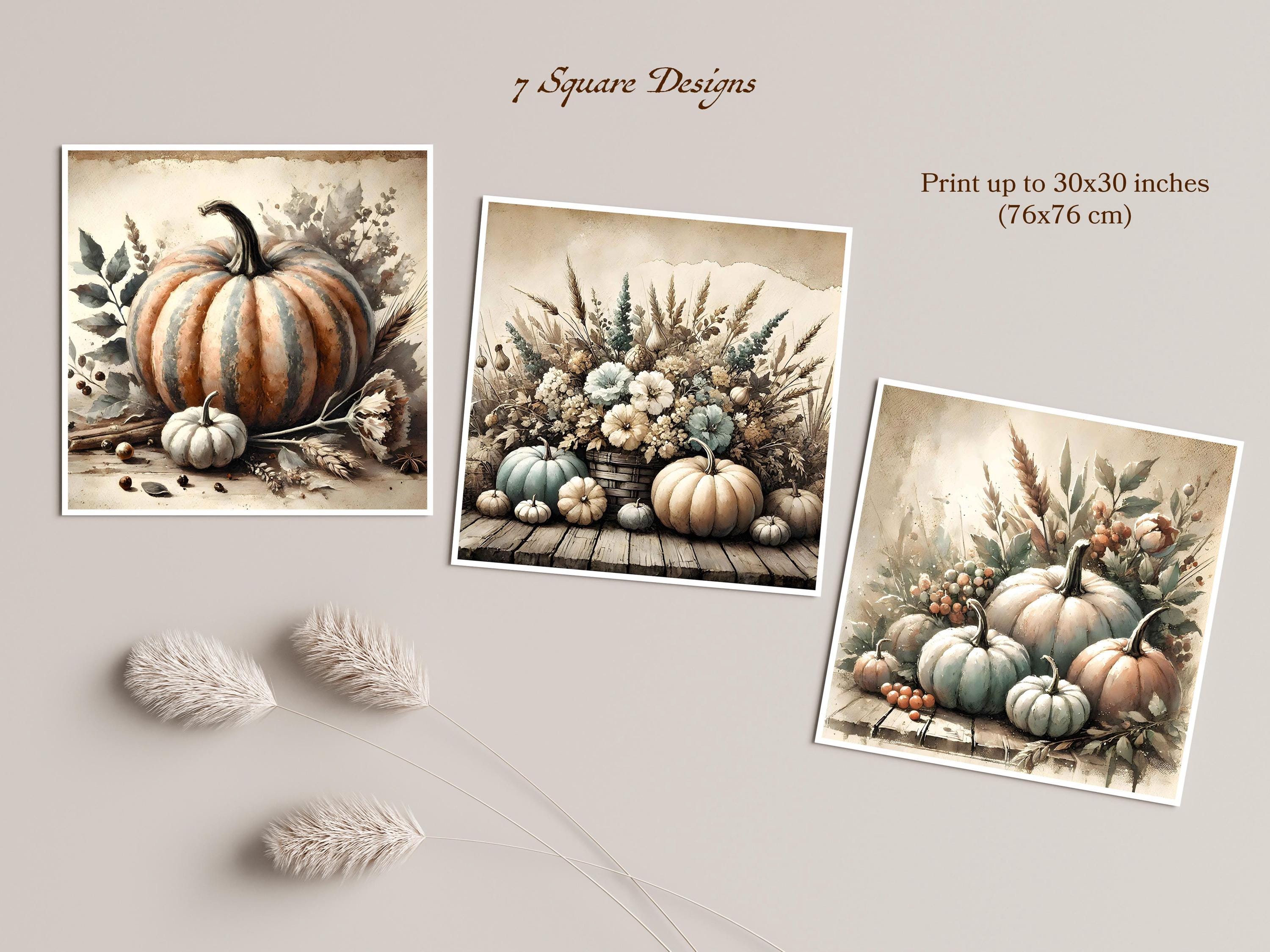 Set of 15 Fall Gallery Wall Art Bundle Vintage Country Farmhouse Art ...