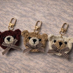 SCHLÜSSELANHÄNGER | KEYCHAIN - gehäkelter Teddybär