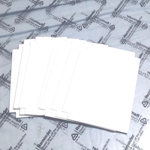 3D Printed Trading Card Dividers - Writable Tabs, Set of 10