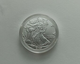 2023 American Eagle 1oz Silver Plated Dollar Coin