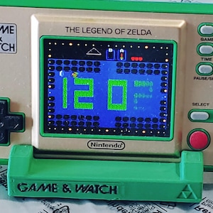 Legend Of Zelda Game and Watch Display Stand 3D Printed