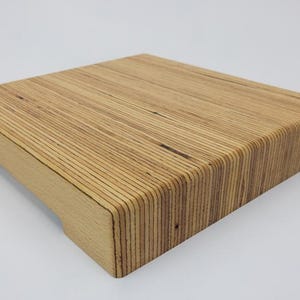 Beech Cutting Board – Thick Wood Board with Handles – 9&quot; x9.5” x 1 3/4&quot; Durable Kitchen Prep Board – Custom Sizes Offered