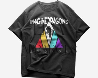 Limited Imagine Dragons Evolve T-Shirt - Lightning Thunder Shirt - Beliver Shirt - Dan Reynolds Shirt - Coldplay Shirt- Merch Shirt