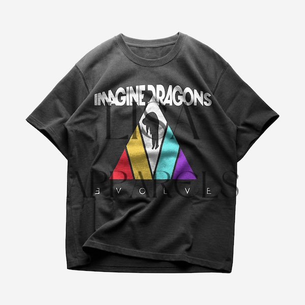 Limited Imagine Dragons Evolve T-Shirt - Lightning Thunder Shirt - Beliver Shirt - Dan Reynolds Shirt - Coldplay Shirt- Merch Shirt