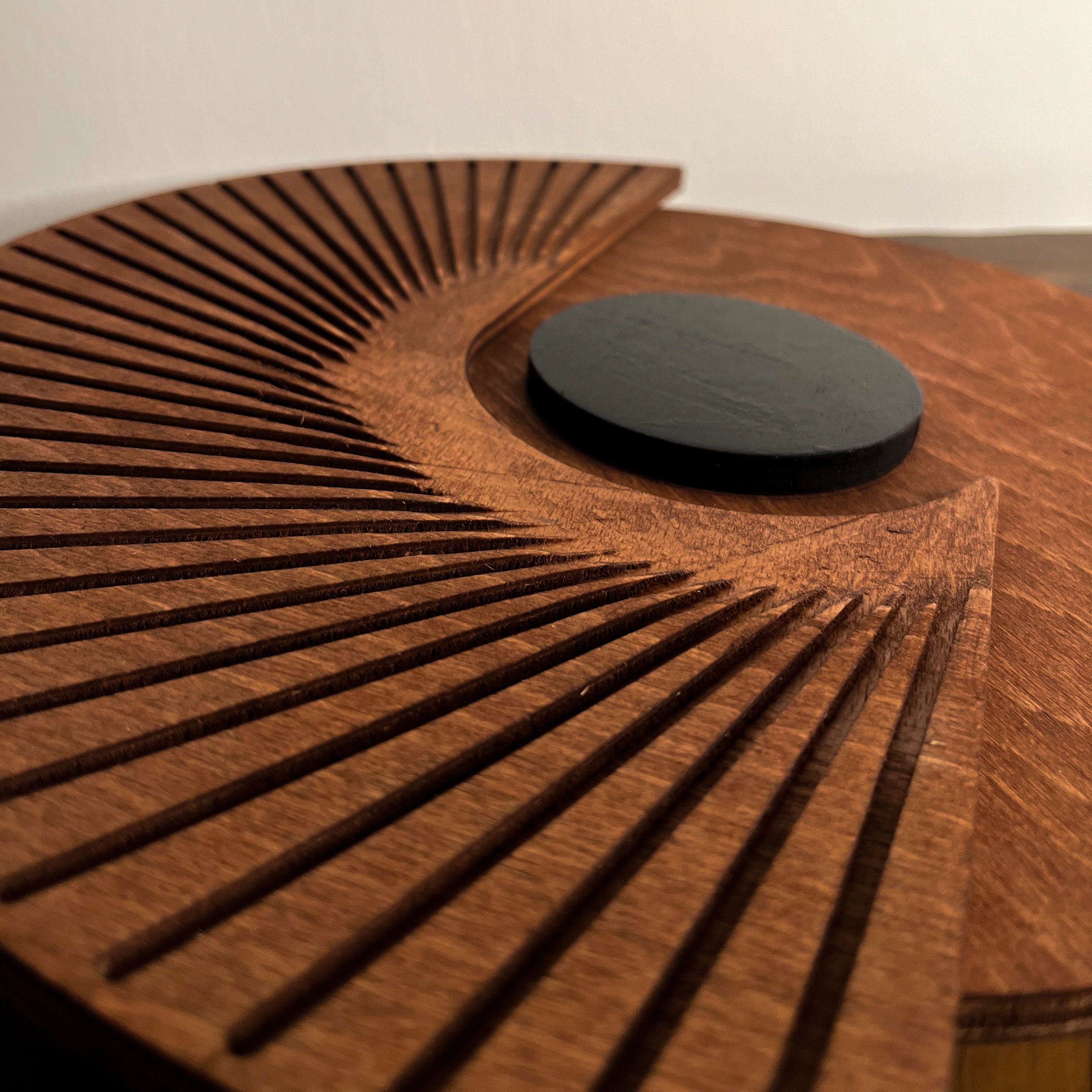 Black Wood Art, Line Art Wood, 3D Wood Decor, Wood Wall Decor Art, Housewarming Gift, Natural