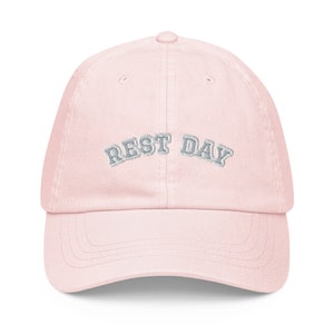 Rest Day Collegiate Strap Back Baseball Hat