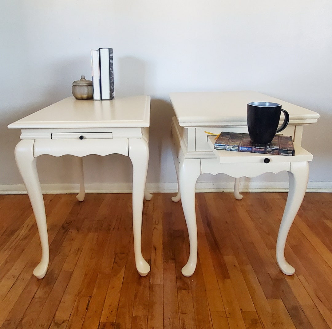 Queen Anne Style End Tables - Etsy