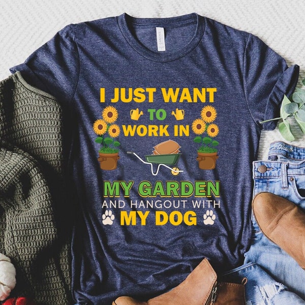 Gardening T-Shirt, Gardening Gift, Gardener TShirt, Plant Tee, Funny Gardening Shirts, Plant Shirt, Garden Birthday Present, Plant Lover Tee