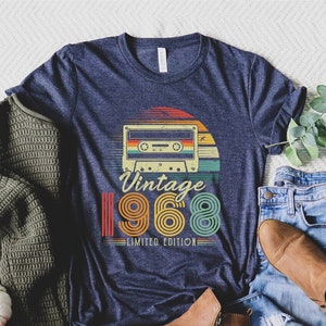 55th Birthday Shirt,Vintage 1968 Shirt,55th Birthday Gift For Women,55th Birthday Gift For Men,55th Birthday Best Friend,55th Birthday Woman