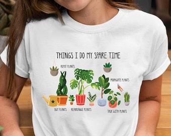 Plant Shirt, Gifts For Mom, Garden Gift, Plant Mom Gift, Botanical Shirt, Gardening Shirt, Plant Lover Shirt, Plant Lady Shirt, Plant Lover
