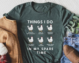 Funny Chicken Shirt, Chicken Girl Shirt, Chicken Mom Shirt, Farm Girl Shirt, Farm Family Shirt, Farm Shirt, Chicken Tee, Farmer Dad Shirt