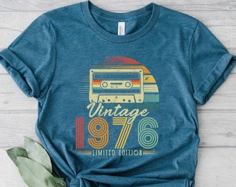 47th Birthday Gifts Shirt, Vintage 1976 Birthday Shirt, 47th Birthday Shirts, 47th Birthday Gifts for Men, 47th Birthday Gifts for Women Tee