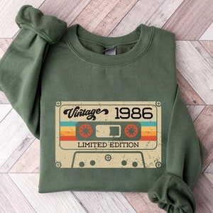 1986 Vintage Birthday Shirt ,Vintage 1986, 1986 Shirt,37th Birthday Shirt, 37th Birthday Best Friend, 37th Birthday Woman, Limited 1986 Tee#