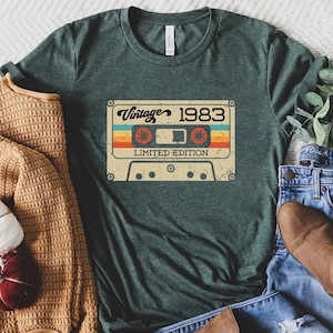 1983 Vintage Shirt, 1983 Birthday Shirt, 40th Birthday Gift,40th Birthday Gift Shirt, 1983 Vintage Tee, 1983 Retro Shirt, Vintage Birthday#