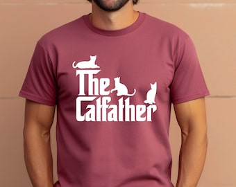 Cat Father T-Shirt, Cat Dad Shirt, Cat Daddy , Unisex Cat Dad T-Shirt , Gift from the Cat,Cat Dad Gift, Funny Shirt for Men,Gift for Dad Tee