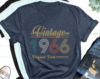 57th Birthday Shirt, Vintage 1966 Limited Edition Cassette T-Shirt, 1966 Birthday Shirt, 57th Birthday Gift For Women, 57th Birthday Men Tee