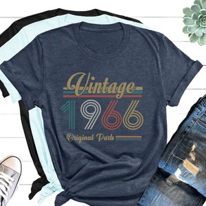 57th Birthday Shirt, Vintage 1966 Limited Edition Cassette T-Shirt, 1966 Birthday Shirt, 57th Birthday Gift For Women, 57th Birthday Men Tee