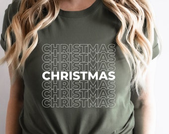 Christmas Shirt, Merry Christmas Shirt, Women's Christmas Shirt, Cute Christmas Tees, Christmas Shirts, Christmas Tees For Women Christmas
