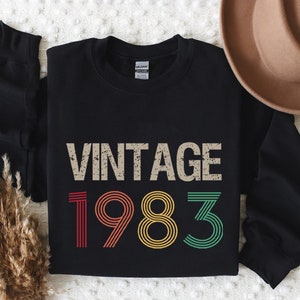 1983 Vintage Shirt, 1983 Birthday Shirt, 40th Birthday Gift,40th Birthday Gift Shirt, 1983 Vintage Tee, 1983 Retro Shirt, Vintage Birthday