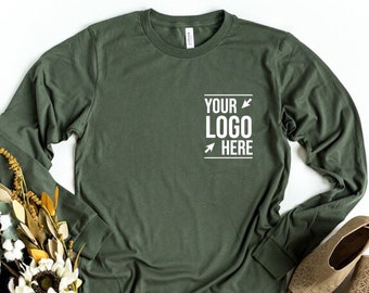 Custom Long Sleeve Shirt, Customize Your Own Shirt With Text, Custom Made Long Sleeve Shirt, Personalized Long Sleeve , Custom Text, Custom