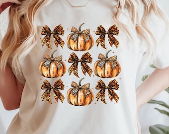 Leopard Pumpkin Shirt, Cheetah Pumpkin Shirt,Thanksgiving Shirt, Thankful Shirt,Fall Shirt, Hello Pumpkin,Family Matching Shirt
