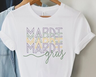 Mardi Gras Shirt, Saints Shirt, Fat Tuesday Shirt, Flower de luce Shirt, Louisiana Shirt, Saints New Orleans Shirt, Mardi Gras Day Shirt Tee