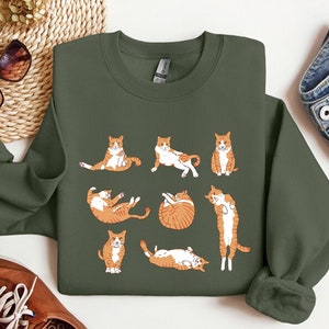 Orange Cat Tshirt - Etsy