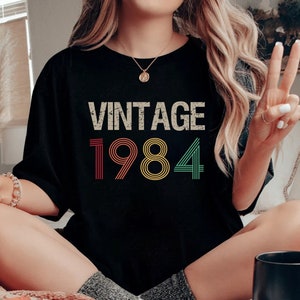 1984 Vintage Shirt, 1984 Birthday Shirt, 40th Birthday Gift, 40th Birthday Gift Shirt,1984 Vintage Tee, 1984 Retro Shirt,1984 Cassette Shirt