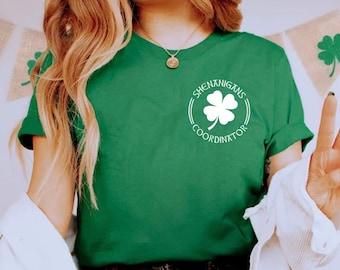 Shenanigans Coordinator Shirt, Matching St Patricks Day Shirts, St Patrick's Day Shirt, Irish Shirt, Lucky Shirt, Drinking Shirts, Women Tee