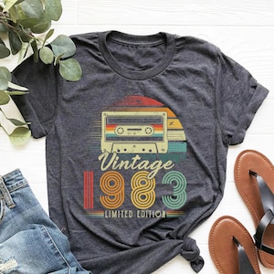 1983 Vintage Shirt, 1983 Birthday Shirt, 40th Birthday Gift,40th Birthday Gift Shirt, 1983 Vintage Tee, 1983 Retro Shirt, Vintage Birthday