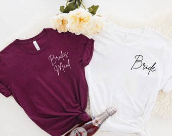 Bridesmaid Shirts, Bachelorette Shirts, Bridesmaid Proposal, Bachelorette Party Shirts, Bridal Party Shirt, Bridesmaid Gift, Wedding Shirts