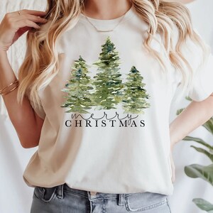 Christmas Trees Shirt, Christmas Shirts For Women, Christmas Tee, Christmas TShirt, Shirts For Christmas,Cute Christmas T-shirt, Holiday Tee