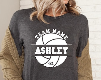 Camiseta de voleibol personalizada, camiseta de voleibol personalizada, camiseta navideña, camiseta de mamá de voleibol, camiseta de espíritu de equipo, camiseta con número y nombre de jugador