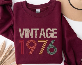 47th Birthday Gifts Shirt, Vintage 1976 Birthday Shirt, 47th Birthday Shirts, 47th Birthday Gifts for Men, 47th Birthday Gifts for Women Tee