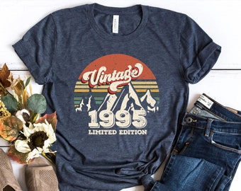 Vintage 1995 Shirt,28th Birthday Shirt,Vintage 1995 Birthday Shirts,28th Birthday Gifts For Men,28th Birthday Gifts For Women, Birthday Year