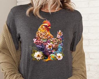 Farm Shirt, Animal Shirt, Mothers Day Gift, Chicken Girl Shirt, Farmer Dad Shirt, Chicken Sweatshirt, Chicken Tee, Farm Shirt, Chicken Lover